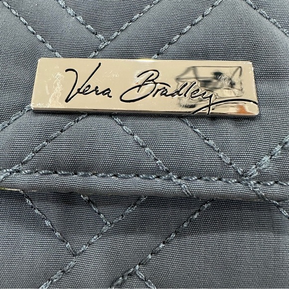 Vera Bradley Quilted Blue/Gray Wallet EUC - Picture 4 of 11